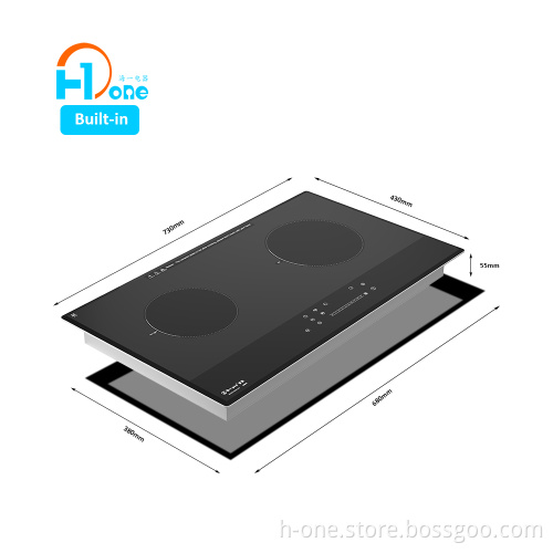 2 Way Hybrid Induction Cooktop - 4800W Wi-Fi Embedded Multi-Function Cooker